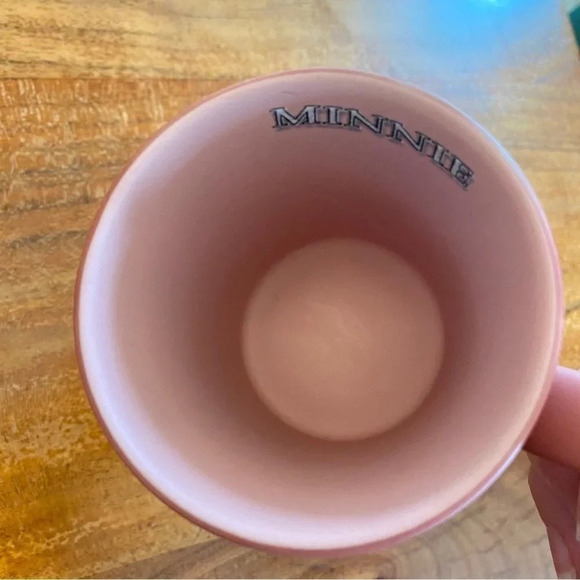 Disneyland Minnie Mouse Coffee Cup Mig  Pink Matte 14oz - Picture 4 of 11